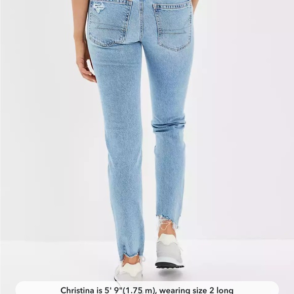 American Eagle stretch ripped 90s Jean - Picture 2 of 5